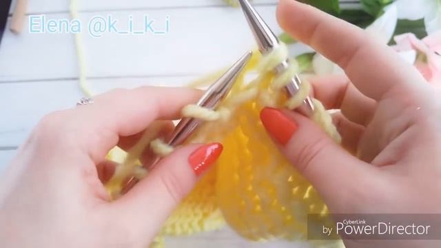 Жёлтый бомбер спицами | 1 часть | Узор Малинки | Как связать | Мастер класс