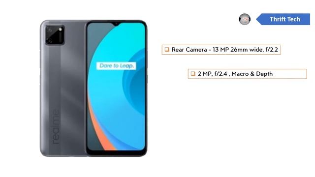 Realme C21 With 3 Cameras Overview