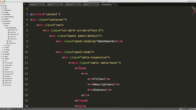 VueJs Component Development in Laravel 5.3 смотреть онлайн