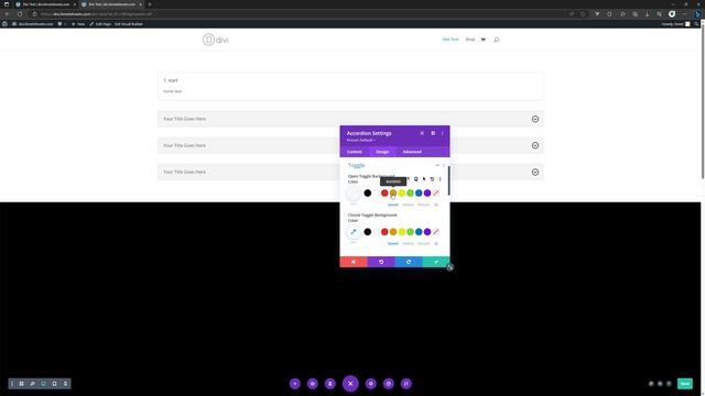 How To Change Open Accordion Background Color Divi смотреть онлайн
