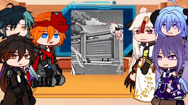 Past Liyue React To Traveler (female Traveler) / Genshin Impact / Gacha Club /shiorianne