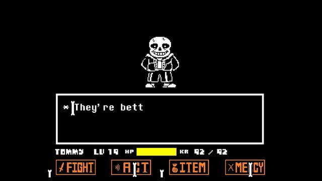 Undertale - Sans Boss Fight смотреть онлайн