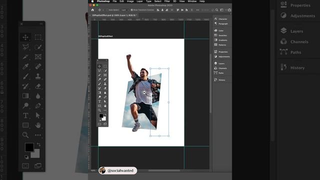 3D POP OUT EFFECT PHOTOSHOP (TUTORIAL) смотреть онлайн