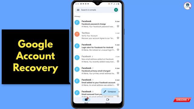 Gmail Account Recovery 2024 || How To Recover Gmail Account || Google Account Recovery