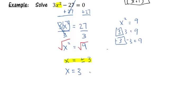 Finding X-Intercepts Using Square Root смотреть онлайн