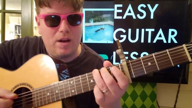 How To Play dead girl in the pool girl in red // guitar lesson beginner tutorial easy chords смотреть онлайн