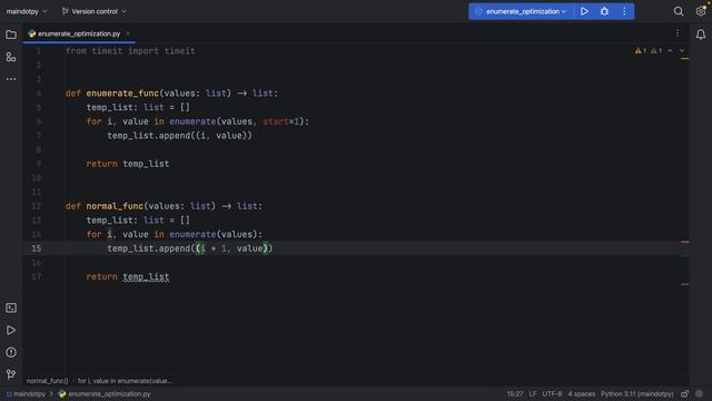 There's An OPTIMIZED Way To Do THIS In Python (ft. enumerate) смотреть онлайн