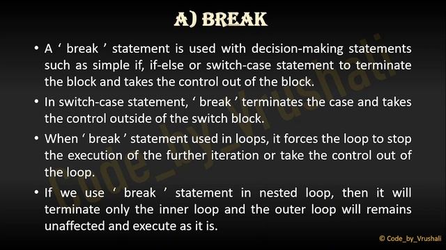 Jumping Statements in C Ep -14 #break #continue #jumpingstatements #basic_c #enjoylearning #jum смотреть онлайн