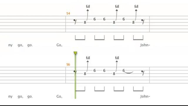 Chuck Berry Johnny B Goode Tab JHBaez смотреть онлайн