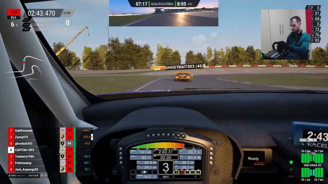ASSETTO CORSA COMPETIZIONE - LOGITECH G29 - AUDI GT3 EVO - WEBCAM CONVERSANDO COM OS INSCRITOS! смотреть онлайн