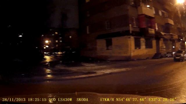 DOD LS430W (ночная съемка) смотреть онлайн