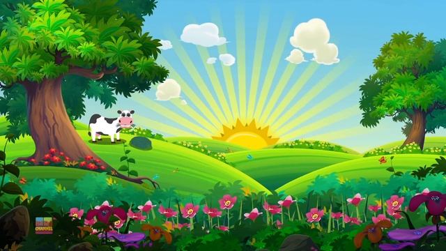 Color Song | Little Red Car Cartoon Videos for Children | Learning Rhymes from Kids Channel смотреть онлайн