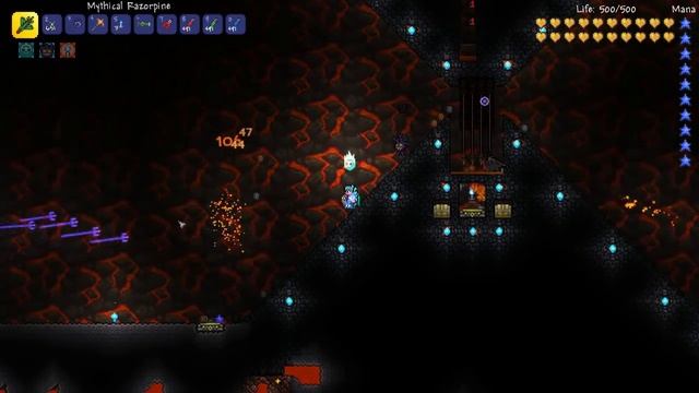 Terraria 1.3 AFK Underworld Farm | Demon Scythe | Voodoo Doll | Unholy Trident смотреть онлайн