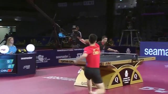 Ma Long vs Xu Xin Qatar Open 2019 semifinal l Ма Лонг v Сю Синь l смотреть онлайн