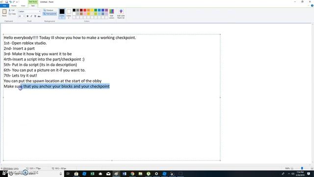 How to make a working checkpoint in Roblox Studio|duchessza смотреть онлайн