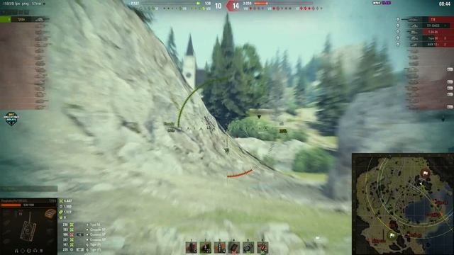 T26E4: 14 medals game, one rigged - World of Tanks смотреть онлайн
