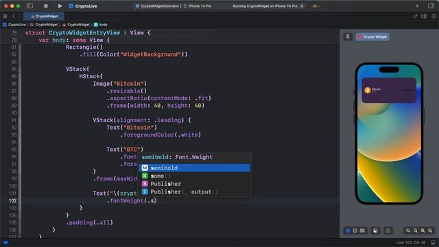 SwiftUI Live Widgets | WidgetKit | iOS 16 Lock Screen Widgets | Xcode 14 | SwiftUI Tutorials смотреть онлайн