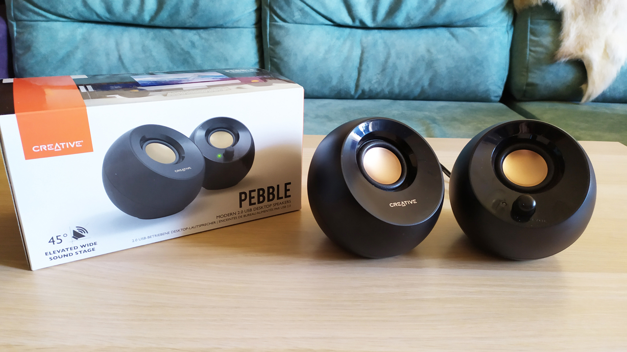Creative PEBBLE Отличные настольные USB колонки для ПК, смартфона и планшета. Распакуем и послушаем смотреть онлайн