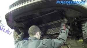 Установка защиты ДВС на VW Polo седан