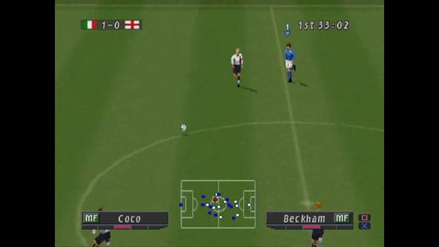 Pro Evolution Soccer 2 (PSX) Short Gameplay смотреть онлайн