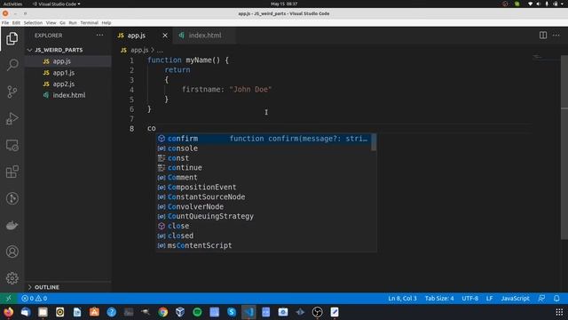 How JavaScript Engine Works | How JS Engine interpret curly braces, Official Tech JS under the hood смотреть онлайн