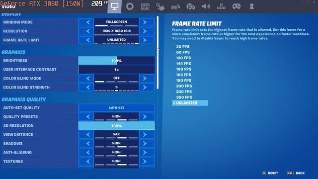 ? NVIDIA GeForce RTX 3080 [Laptop, 150W] - Fortnite gameplay benchmarks (1080p) смотреть онлайн