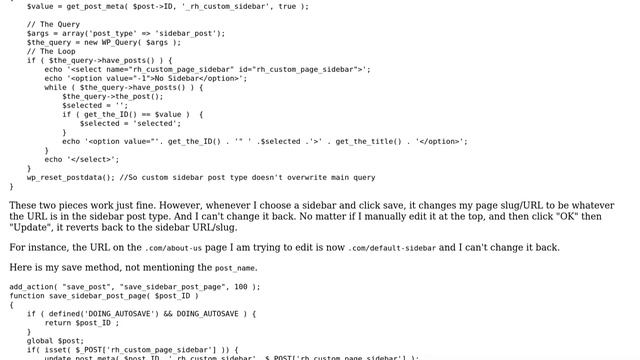 Wordpress: Link Custom Post Type Sidebar to Page/Posts смотреть онлайн
