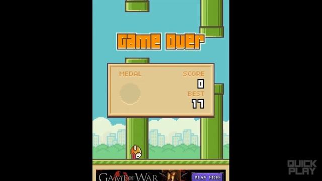 Quick Play - Flappy Bird - Infuriating and Addicting Game for iOS and Android Mobile Platforms смотреть онлайн