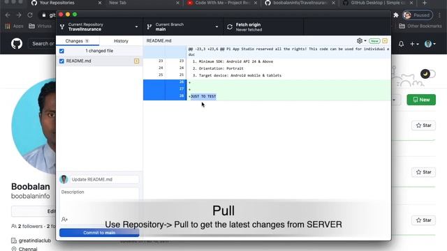 Code With Me: GitHub Overview (TAMIL+ENGLISH Subtitle) Collaboration Tool смотреть онлайн