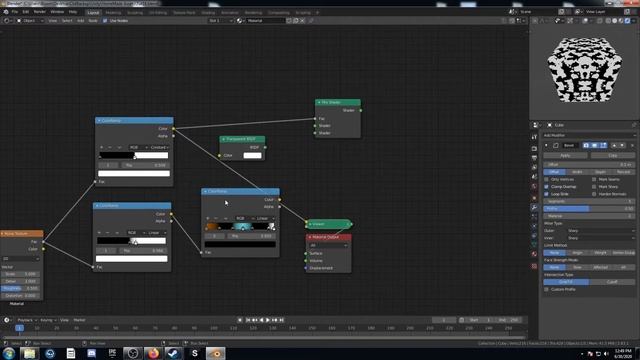 Procedural Nodes (part 16) - Mirroring a Noise texture in Blender смотреть онлайн