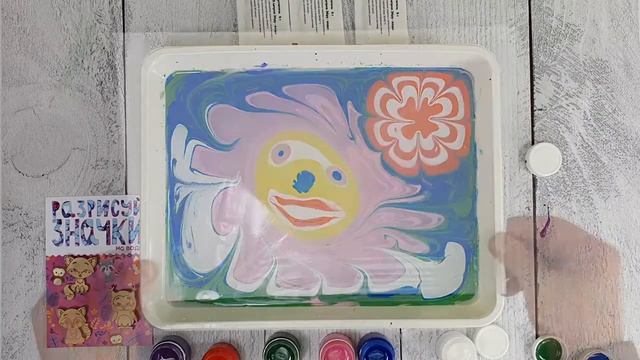 НОВИНКА! Большой набор для рисования на воде ЭБРУ ИНДИГО смотреть онлайн