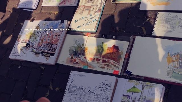 ?✨ AMSTERDAM Urban Sketches / SKETCHBOOK TOUR. Urban Sketchers Symposium смотреть онлайн