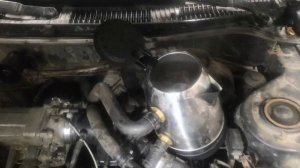 Промывка радиатора отопителя на  Королла е100/washing the radiator of the heater for corolla e100