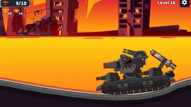 Tank Combat - Cool, creepy, Killer Drone. Gameplay, WOT, Ipad iOS, Part 8 смотреть онлайн