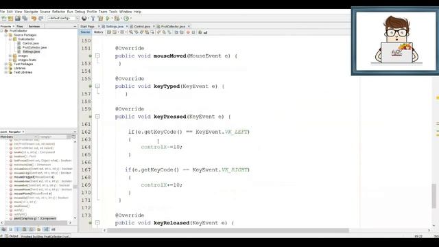 Tutorials- Developing Fruit Collector -Java- Lesson 8- Score || تعليم تطوير التقاط الفاكهة - جافا смотреть онлайн