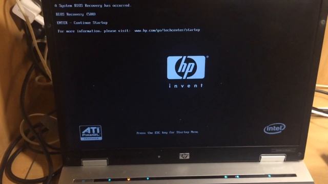 Ноутбук HP не загружается, чёрный экран (одна из причин) / Notebook HP does not boot, Black Screen. смотреть онлайн