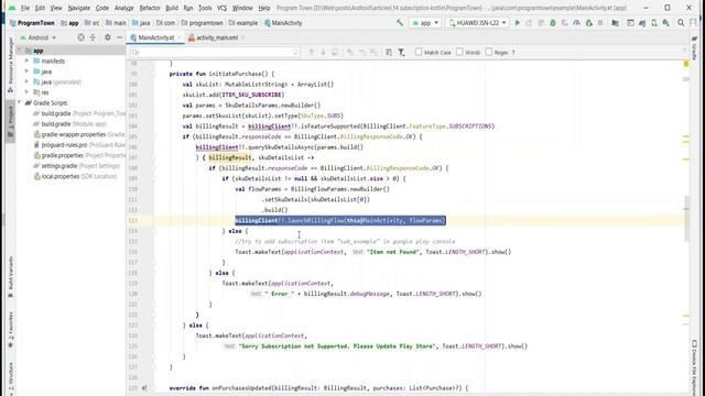 Kotlin - HOW TO IMPLEMENT SINGLE IN APP SUBSCRIPTION IN ANDROID смотреть онлайн