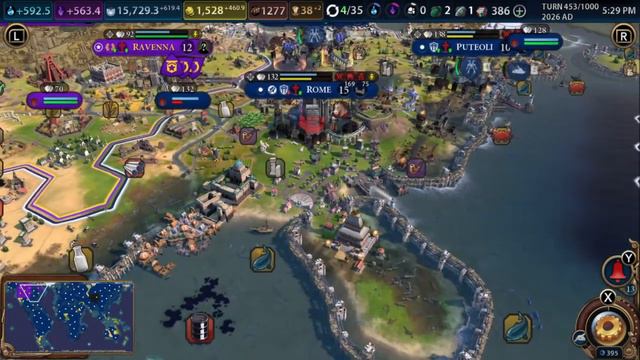 Civilization 6 American Domination With Death Robots Part 2 Domination Victory Gameplay tutorial смотреть онлайн