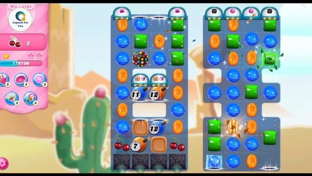 candy crush level 4164 - Candy Crush 3 star @captainforyou смотреть онлайн