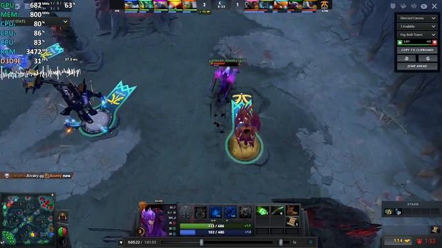 AMD A9-9420 (A9-9425) Test - Dota 2 - Gameplay Benchmark Test