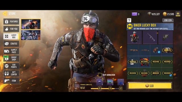 BUYING COMPLETE BIKER LUCKY BOX TOTAL CP COST CODM SEASON 55 COD MOBILE S5 2023 WOODS BIKER смотреть онлайн