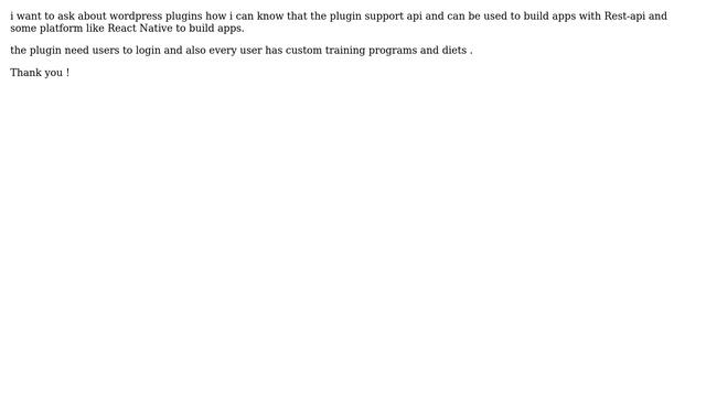 Wordpress: How to know that a wordpress plugin support using API? смотреть онлайн