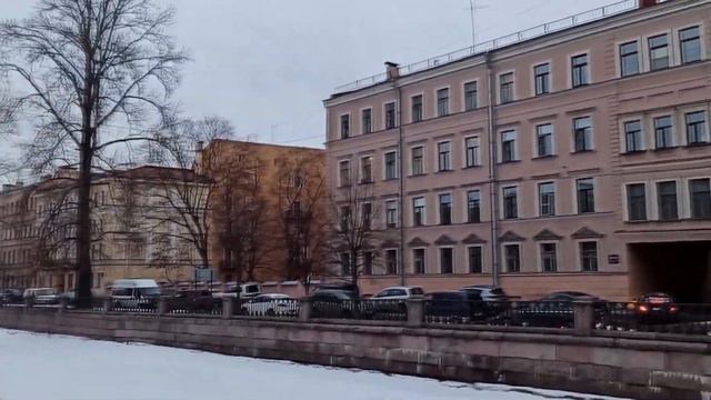 Прогулка по набережной канала Грибоедова. смотреть онлайн
