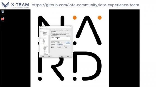 SSH tunneling for the HORNET Dashboard on Windows for IOTA node operators