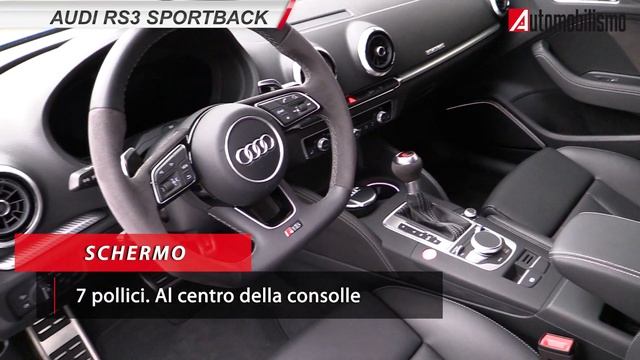 Audi RS3 Sportback | Scheda tecnica смотреть онлайн