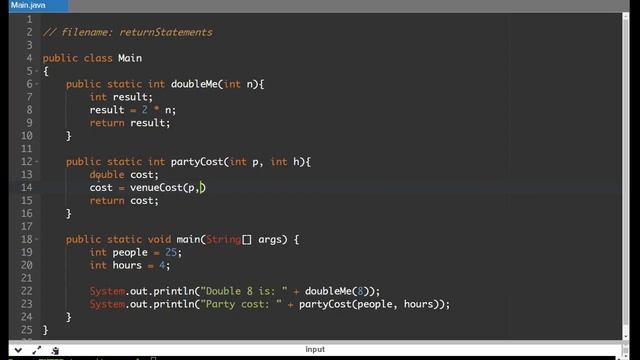 Java Methods Lesson 4) Return Statements смотреть онлайн