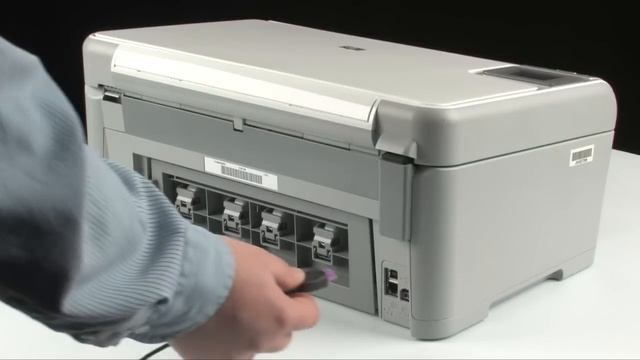 Fixing a Carriage Jam | HP Photosmart C6300 All-in-One Printer | HP смотреть онлайн