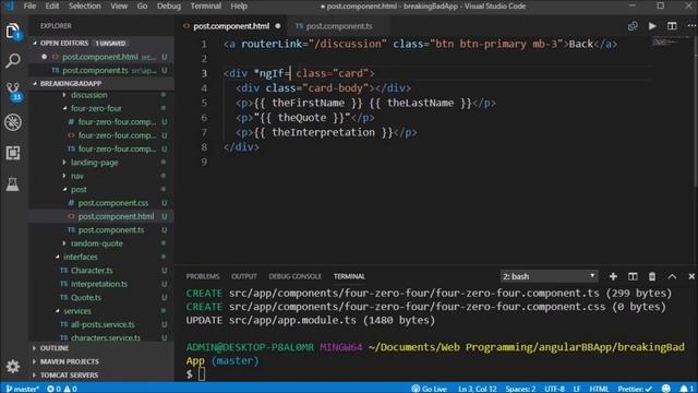 Angular 404 Not Found Page (handle invalid routes) смотреть онлайн