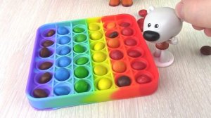 ШОКОЛАДНЫЙ POP IT Кеши! Съедобные и НЕСЪЕДОБНЫЕ ПУПЫРКИ Мультики с игрушками Ми-ми-мишками для дете