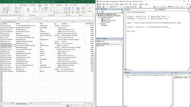 VBA Find Last Row on a Sheet, in a Range, or Table - Weekend Event смотреть онлайн